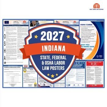 2027 Indiana State and Federal Labor Law Posters